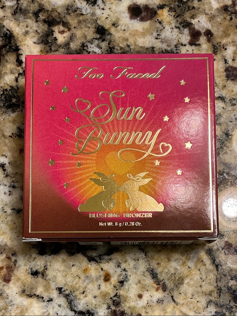 BRAND NEW IN BOX - Too Faced Sun Bunny Blushing Bronzer - Strawberry Bunny